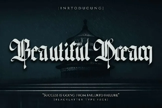 Beautiful Dream font