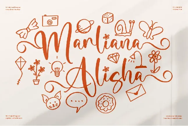 Marliana Alisha font