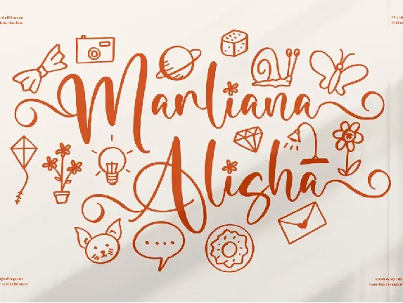 Marliana Alisha font