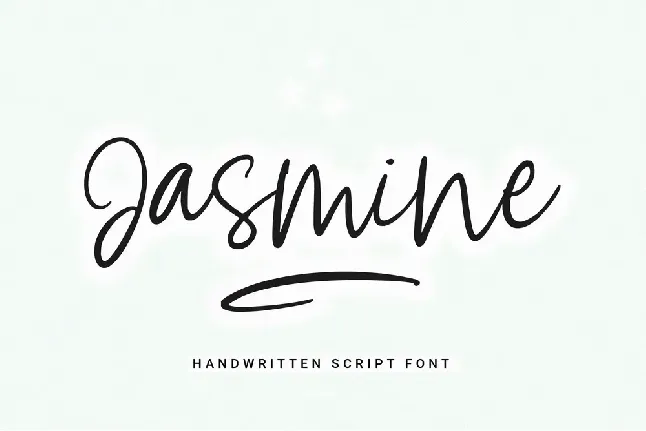 Jasmine Handwritten Script font