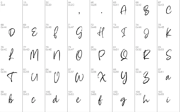 Jasmine Handwritten Script font