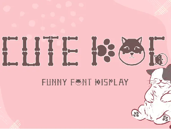 Cute Dog font