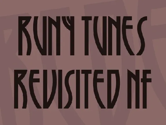 Runy Tunes Revisited NF font