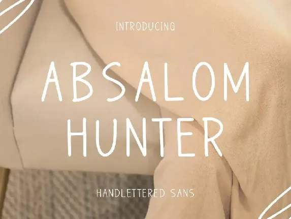 Absalom Hunter font