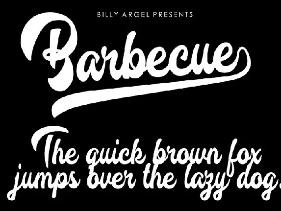 Barbecue font