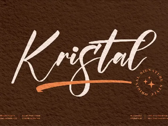 Kristal font