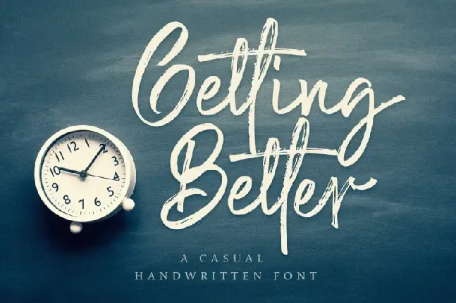 Getting Better font