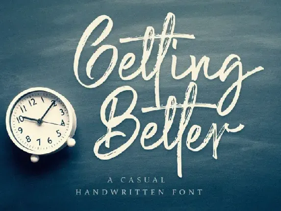 Getting Better font