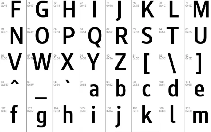 Techmate font