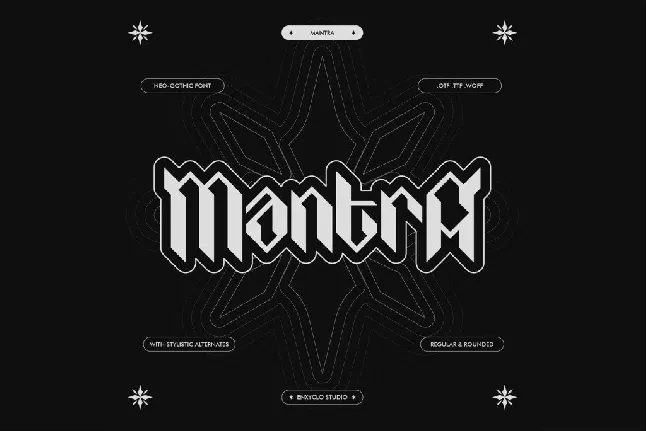 MANTRA Regular font