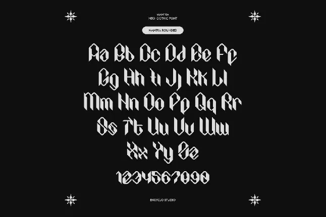 MANTRA Regular font