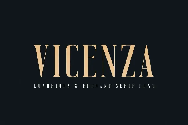 Vicenza font