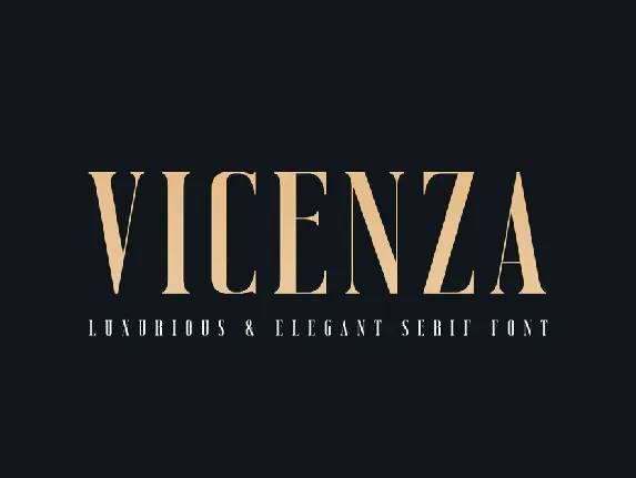 Vicenza font