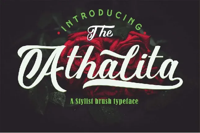 Athalita Brush Stylist font