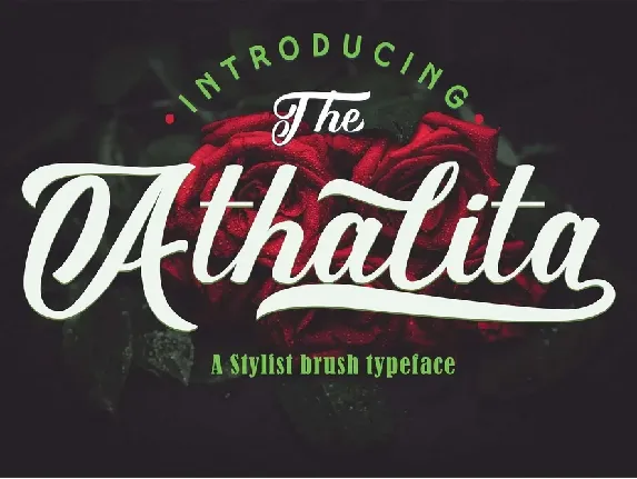 Athalita Brush Stylist font