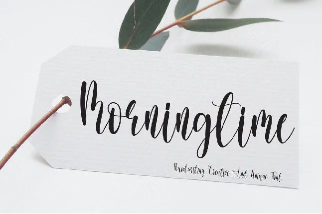 Morningtime font