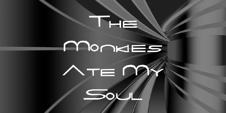 The Monkies Ate My Soul font