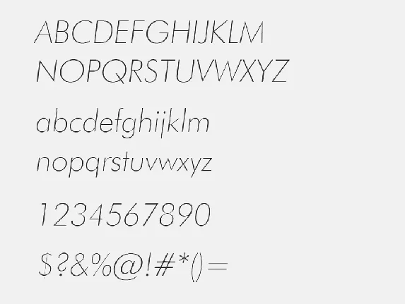 Futura Italic Free Alternatives font