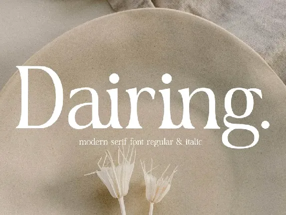 Dairing font