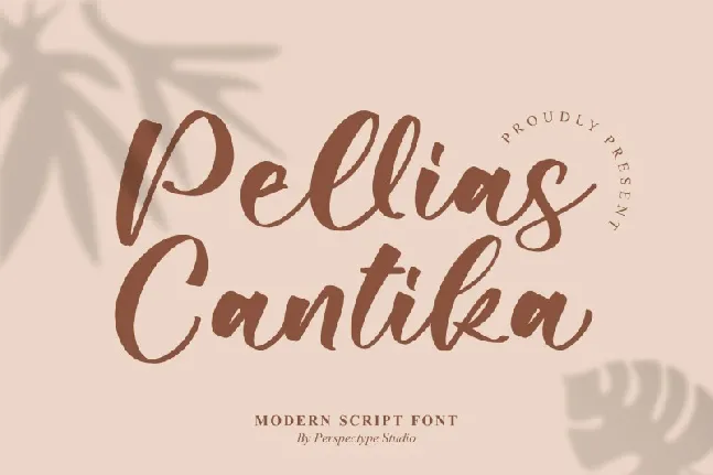 Pellias Cantika font