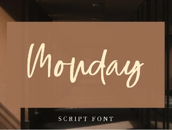 Monday font