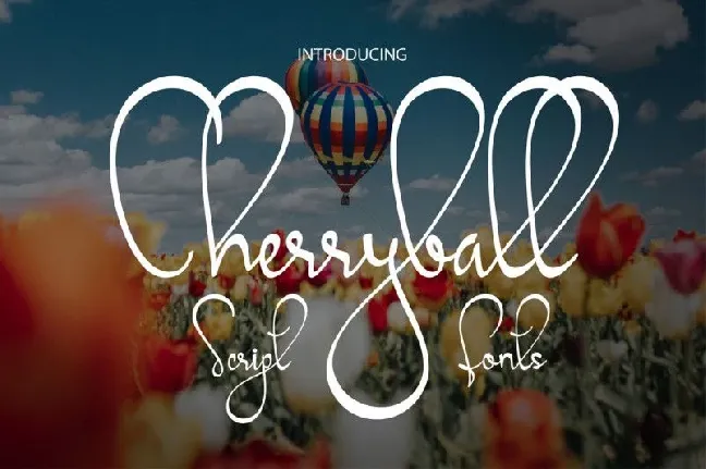 Cherryball font