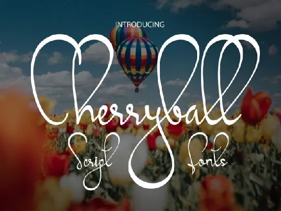 Cherryball font