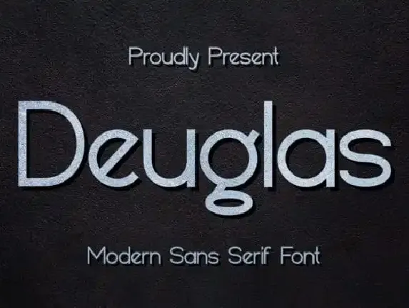 Deuglas Sans Serif font