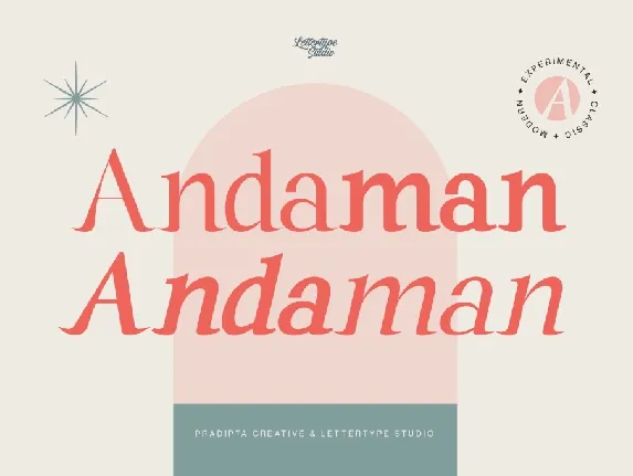 Andaman Demo font