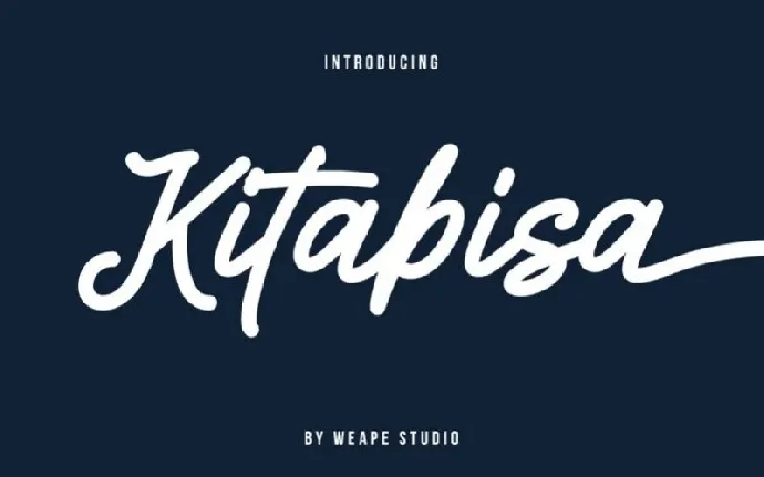 Kitabisa Handwritten font