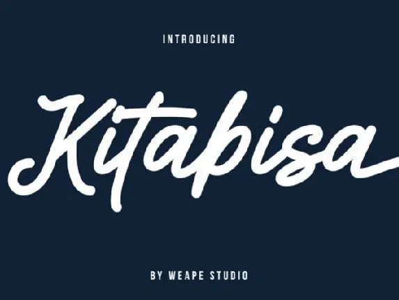 Kitabisa Handwritten font