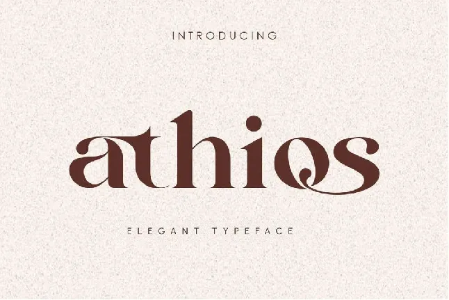 Athios font