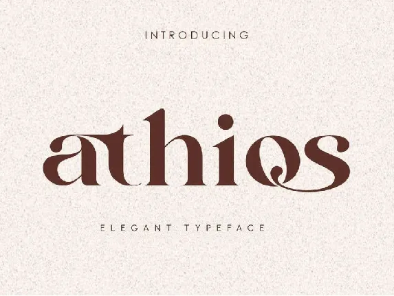 Athios font