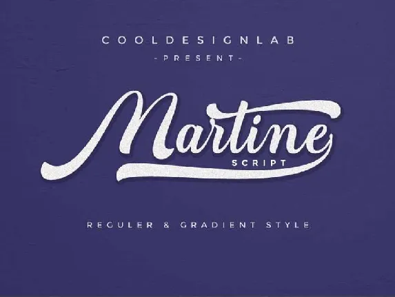 Martine Script Free font