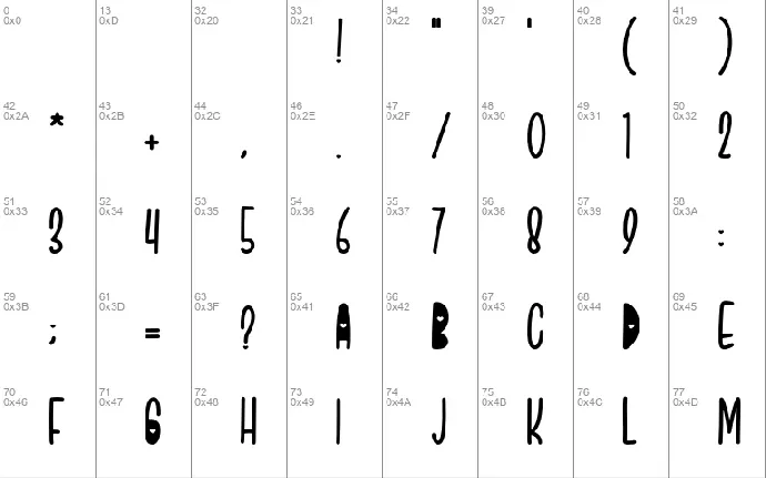 Tamepik font