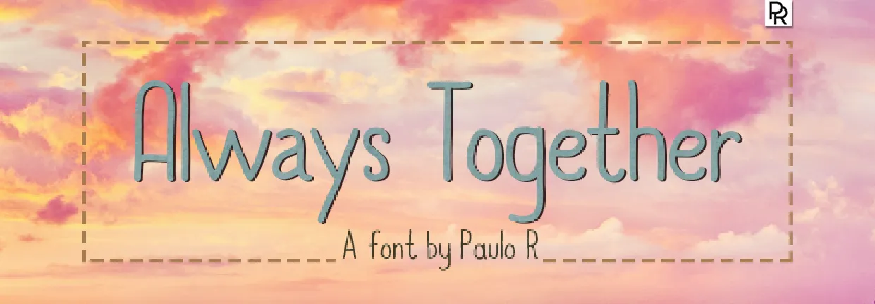 Always Together font