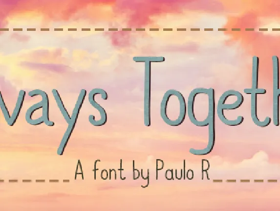 Always Together font