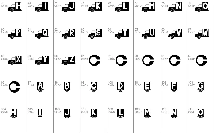 Chlub font