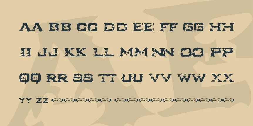 Turbulence font