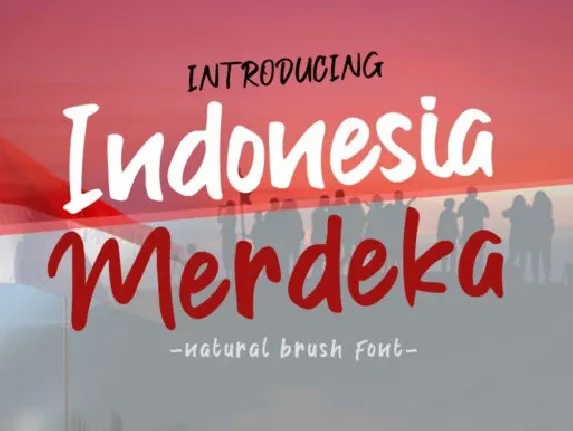 Indonesia Merdeka font