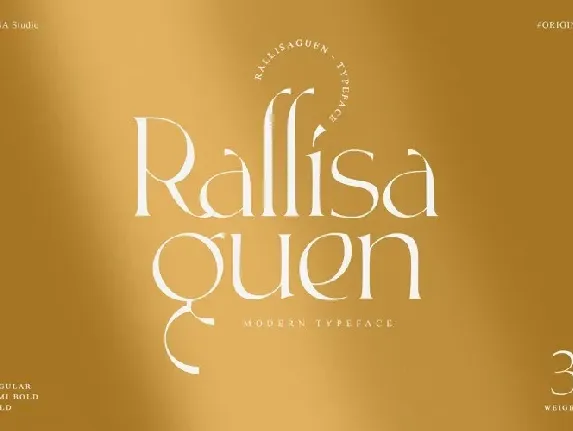 Rallisaguen font