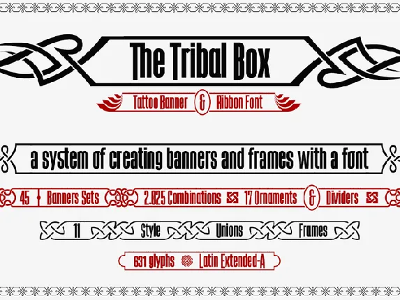 The Tribal Box font