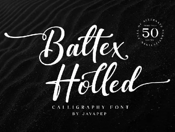 Baltex Holled font