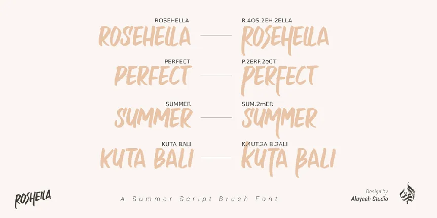 Rosheila font