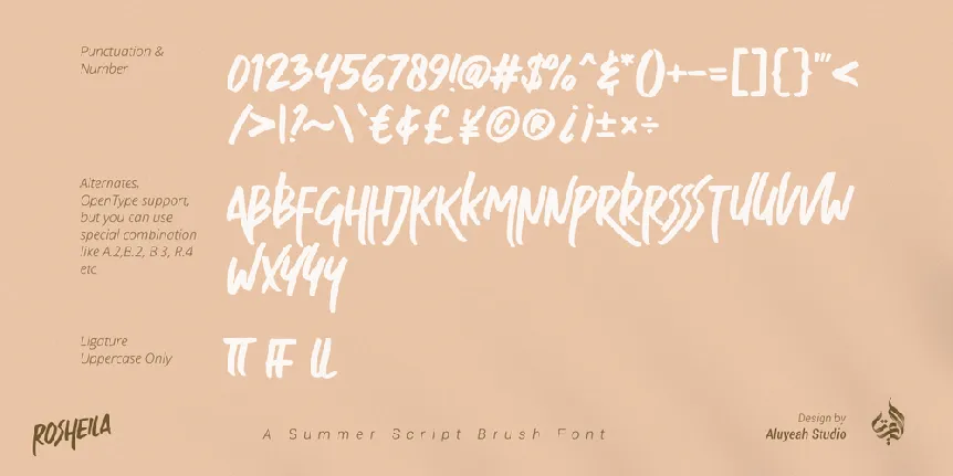 Rosheila font