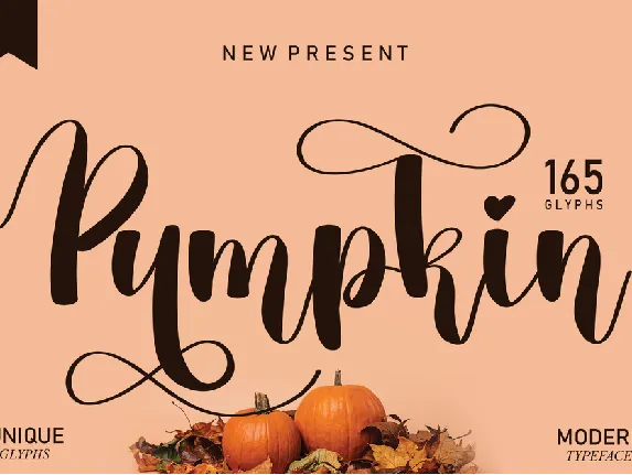 Pumpkin font