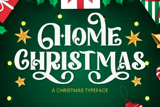 Home Christmas font