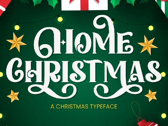 Home Christmas font