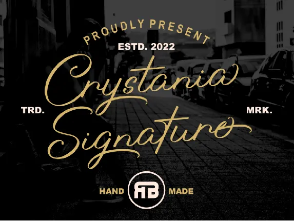 Crystania font