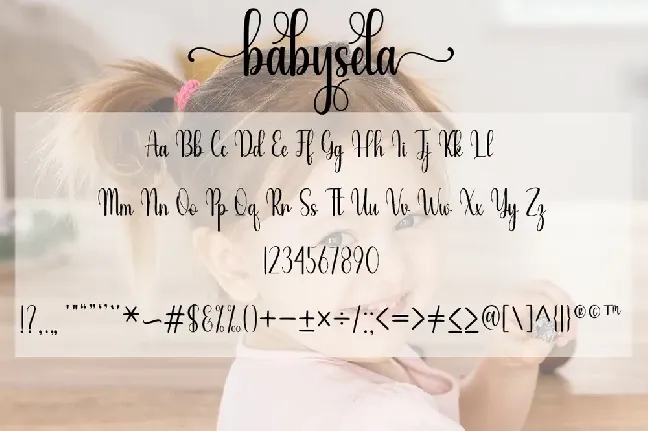 Baby Sela font